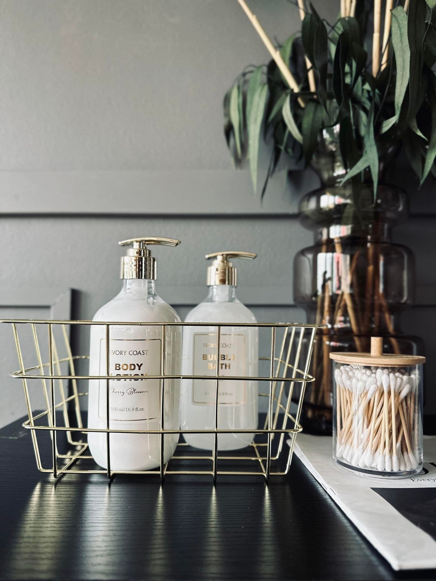 Kurv til opbevaring - Messing - VIAMAJA.DK