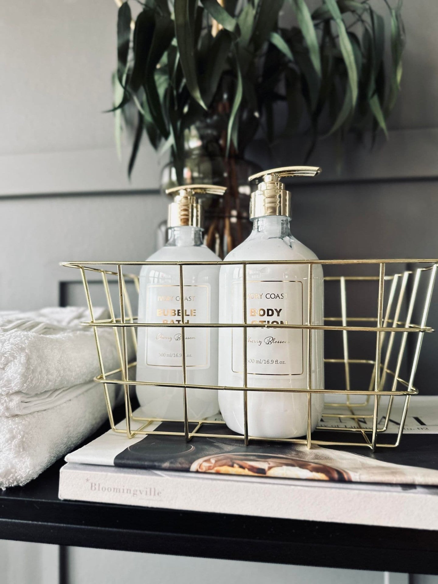 Kurv til opbevaring - Messing - VIAMAJA.DK