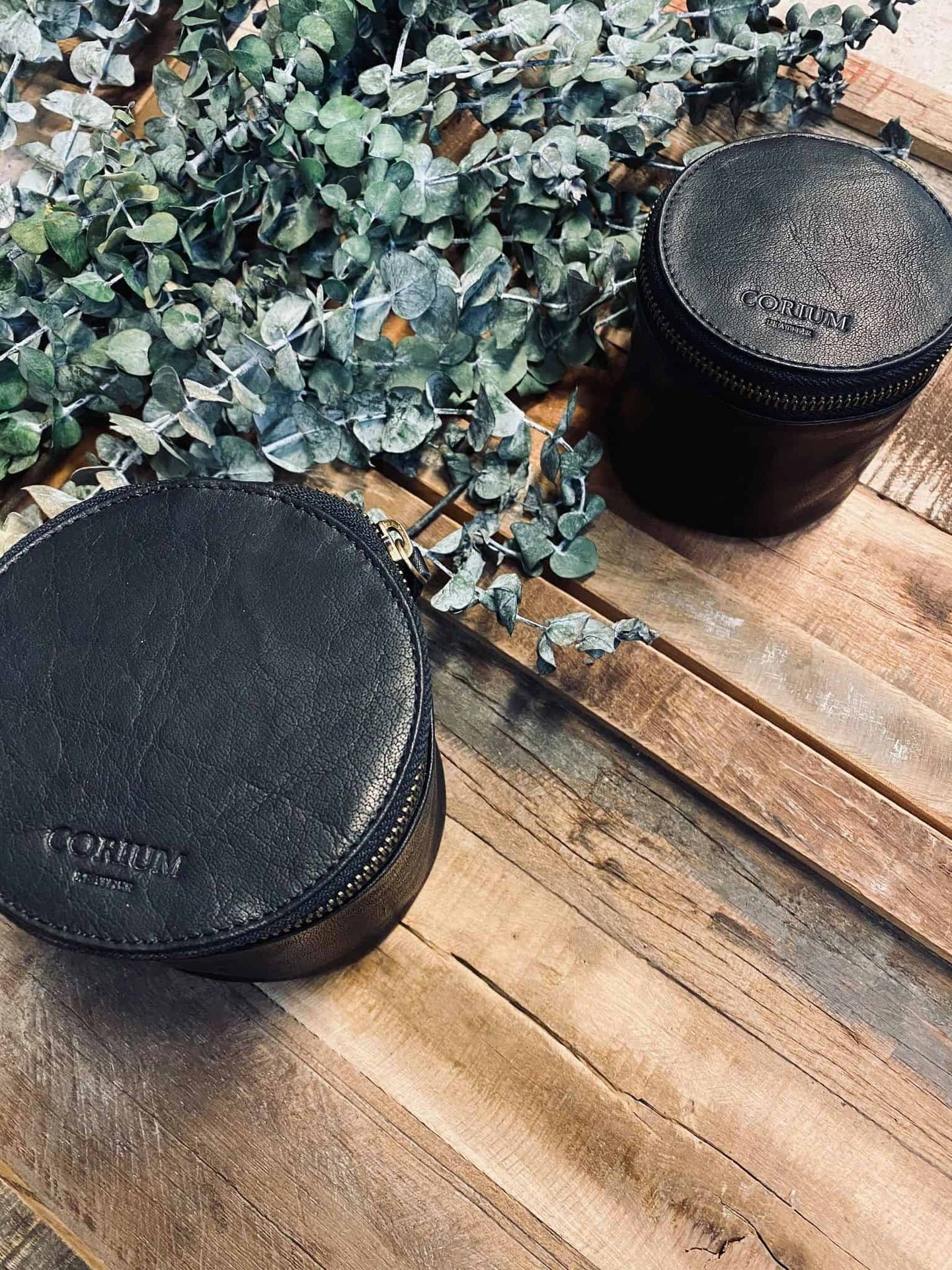 Læder box , Lille – Sort - VIAMAJA.DK