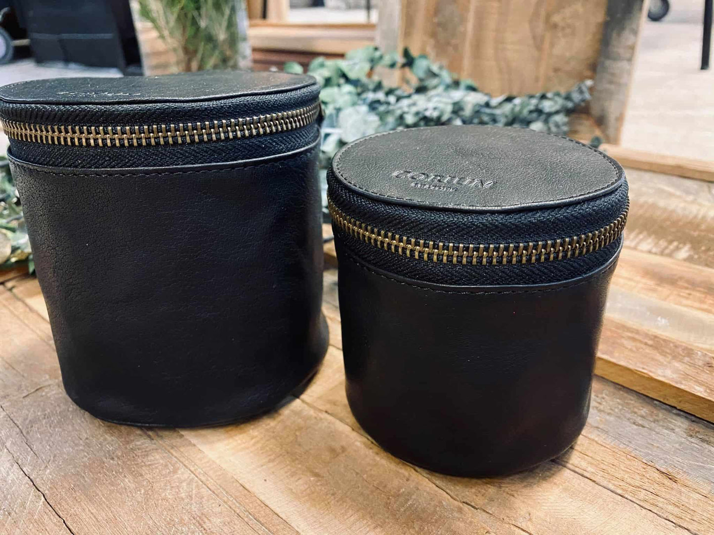 Læder box , Lille – Sort - VIAMAJA.DK