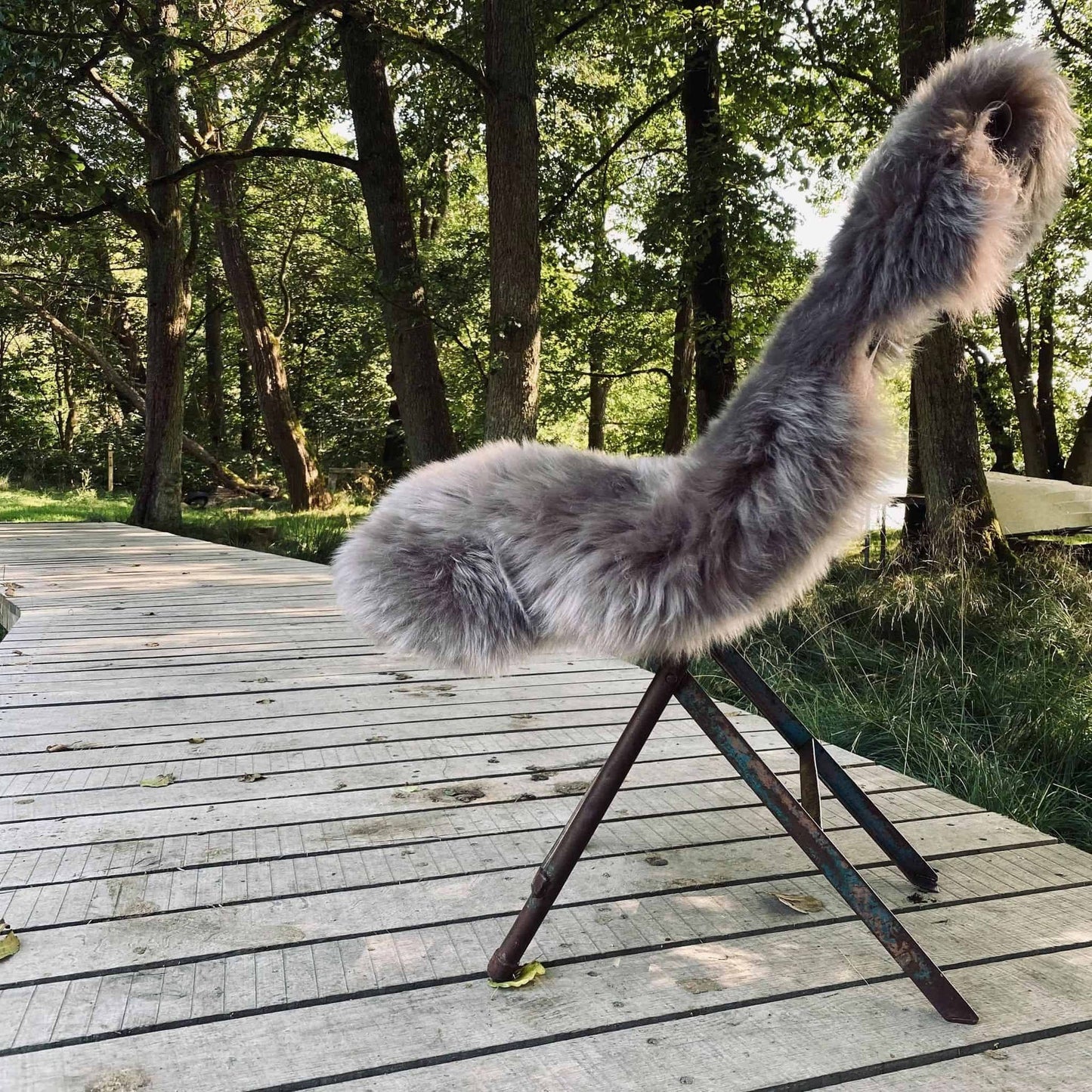 Lammeskind i flot mocca farve - VIAMAJA.DK