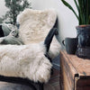 Lammskinn - Ljus beige 140 cm