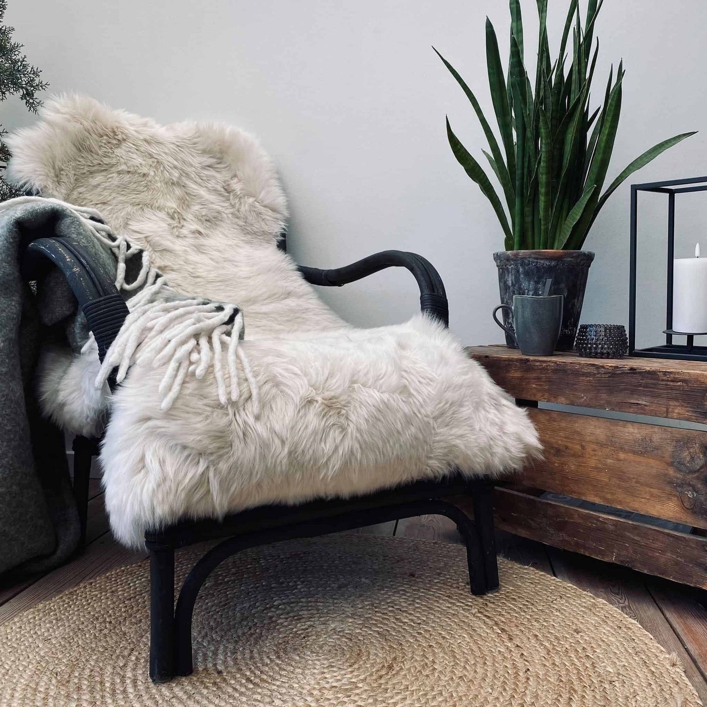 Lammeskind - Lys Beige 140cm - VIAMAJA.DK