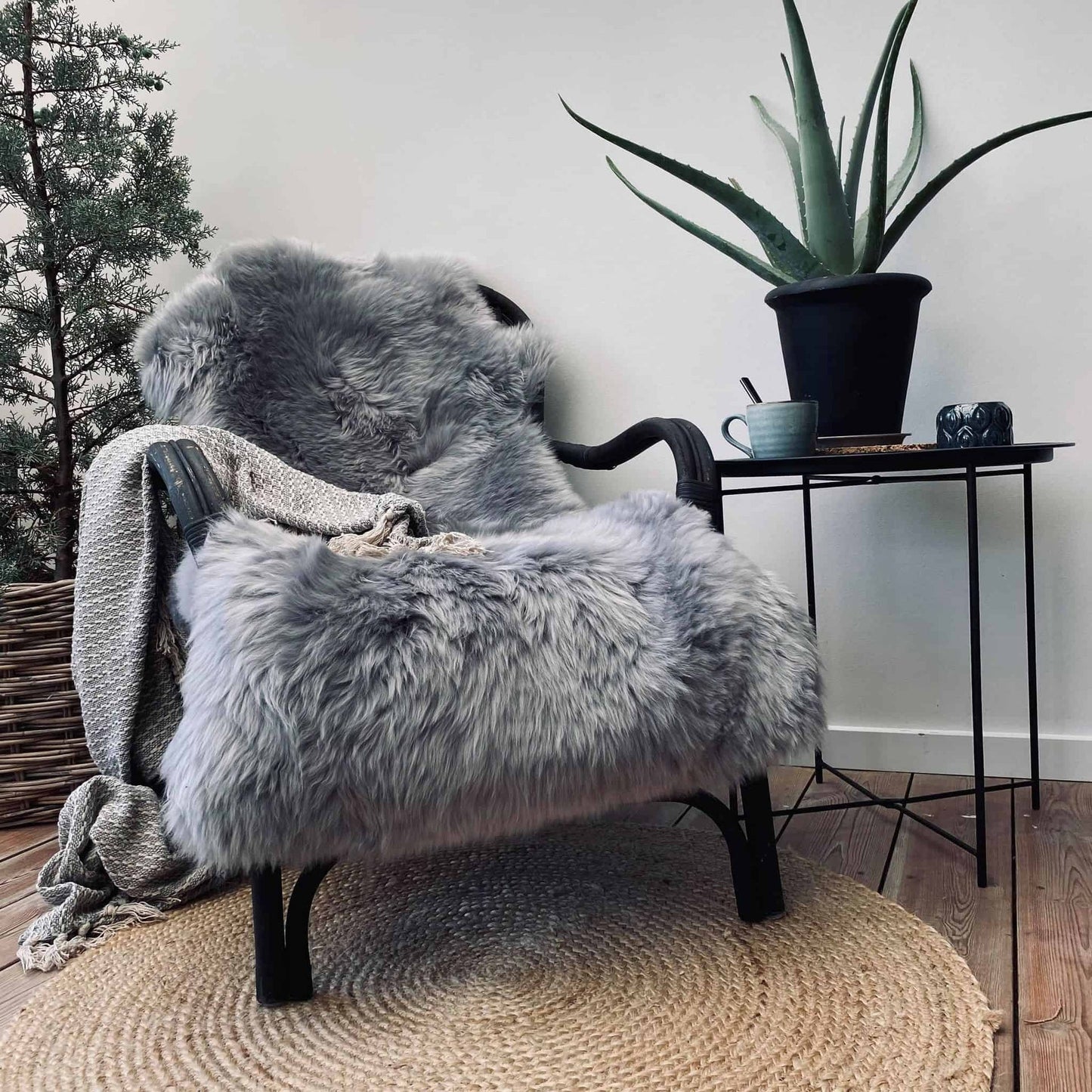 Lammeskind – Lys grå 140cm - VIAMAJA.DK