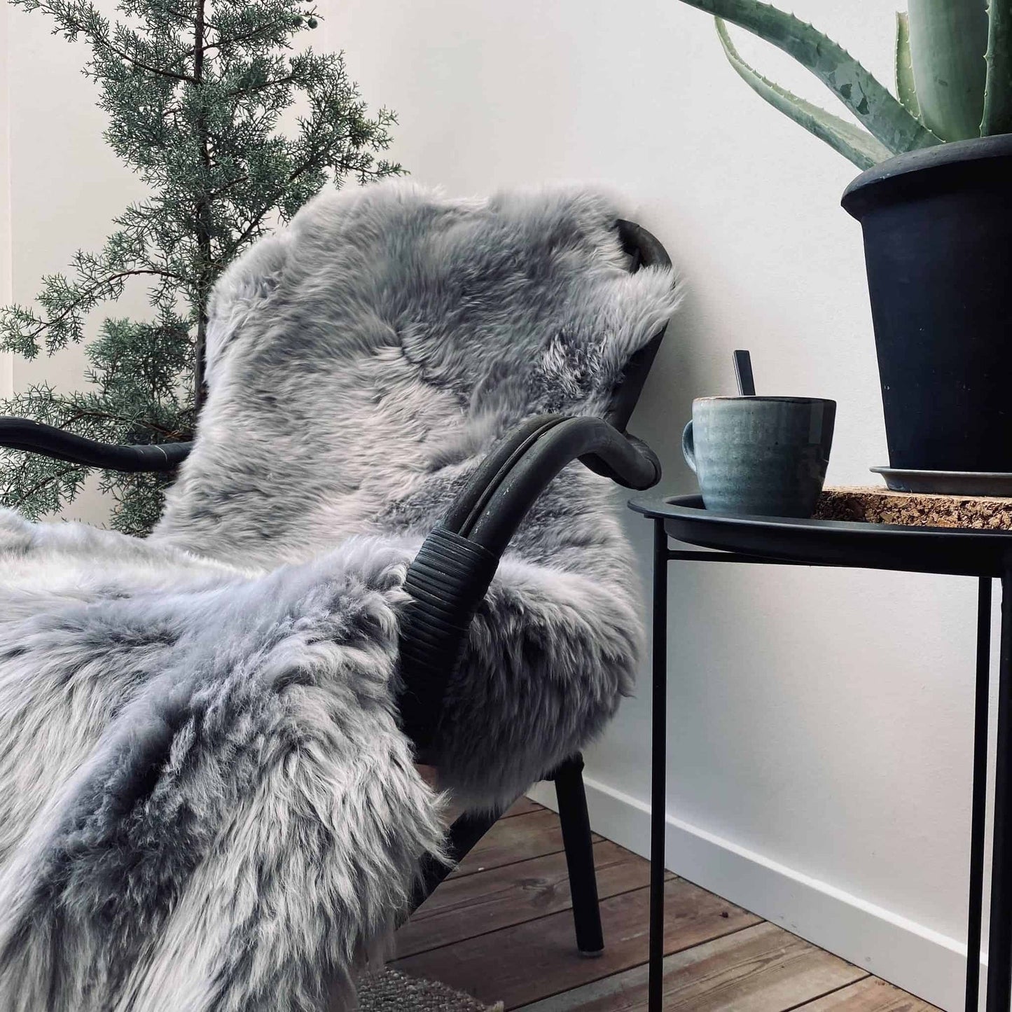 Lammeskind – Lys grå 140cm - VIAMAJA.DK