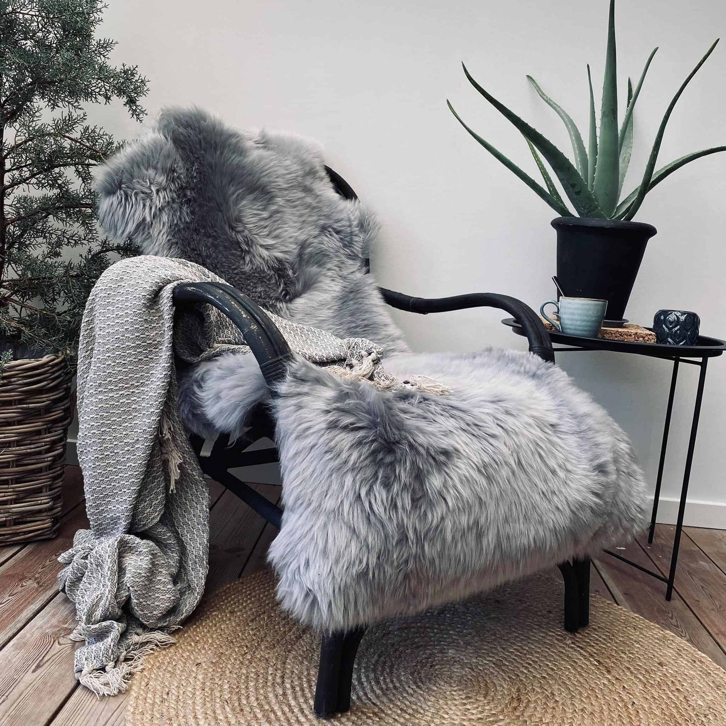 Lammeskind – Lys grå 140cm - VIAMAJA.DK