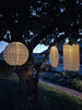Cylinderlampa med solceller - SUMMER WHITE