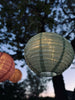 Lampa med solceller Grön