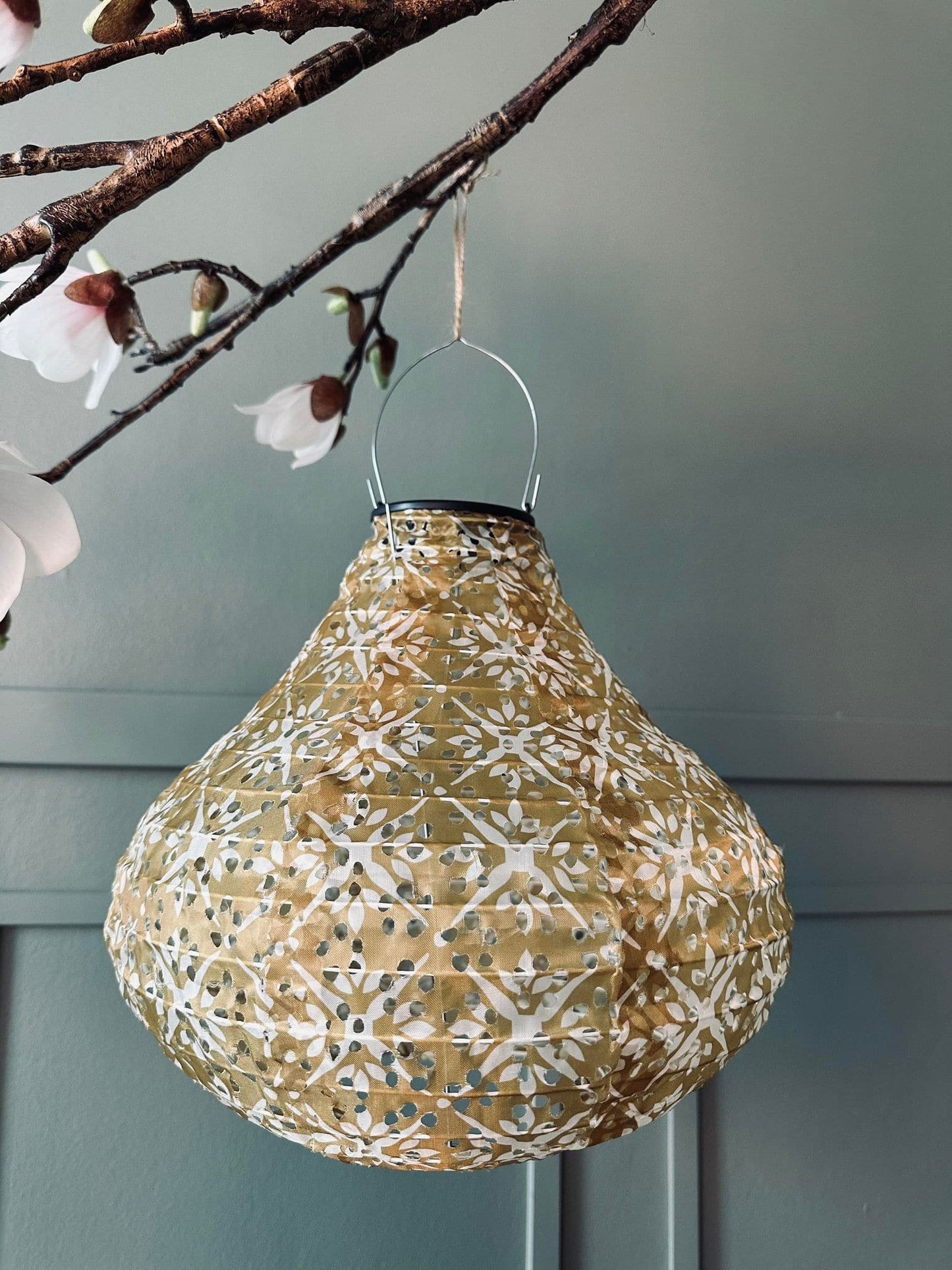 Lampe med solceller Pear - SUMMER GOLD - VIAMAJA.DK