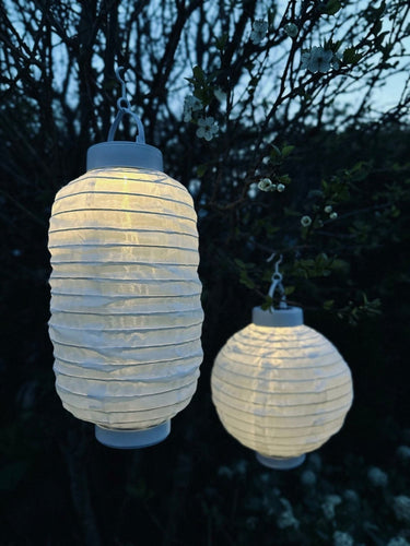 Lampe med solceller – White - VIAMAJA.DK