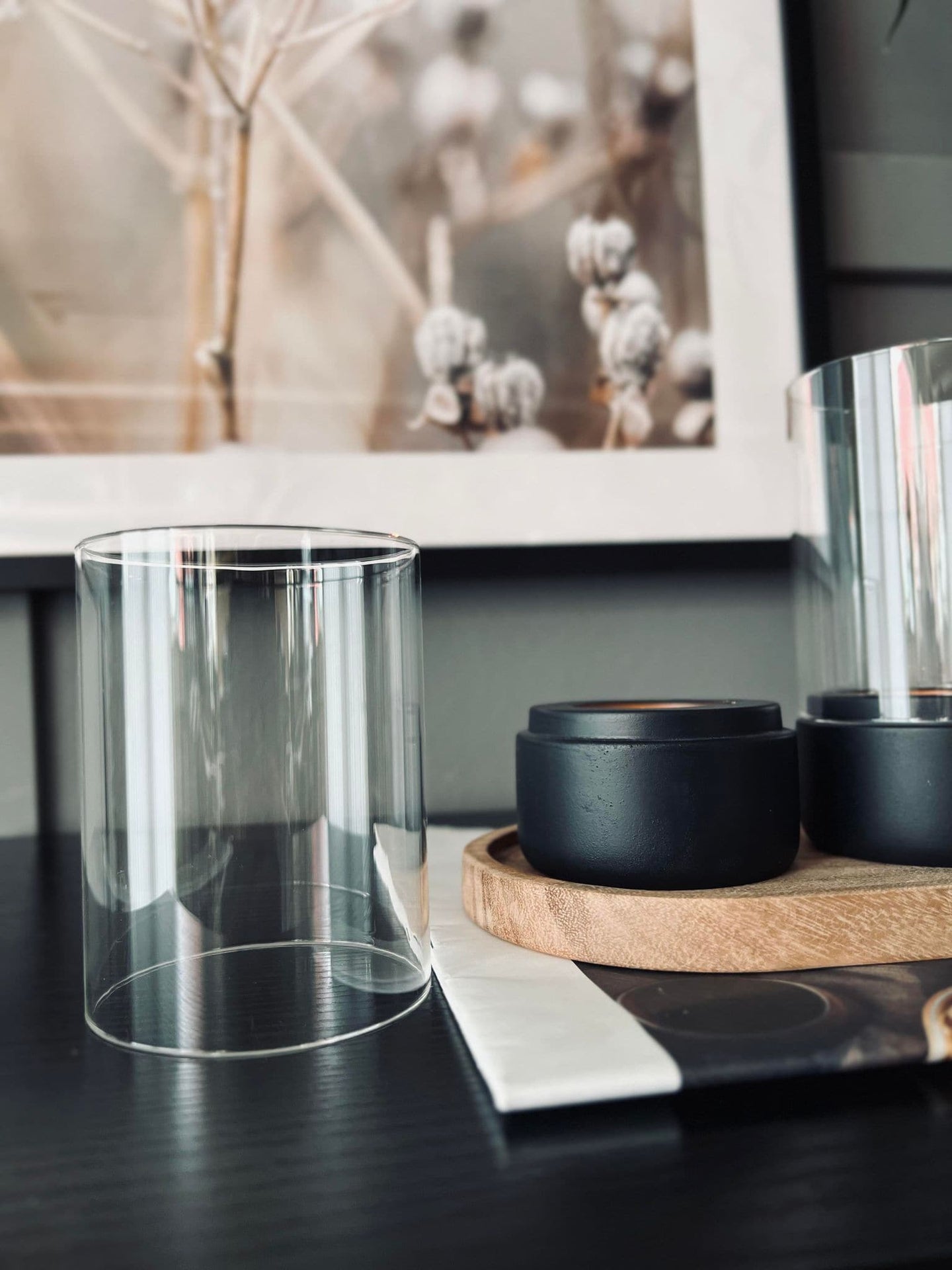 Lanterne Black Sæt med 2 Stk - VIAMAJA.DK