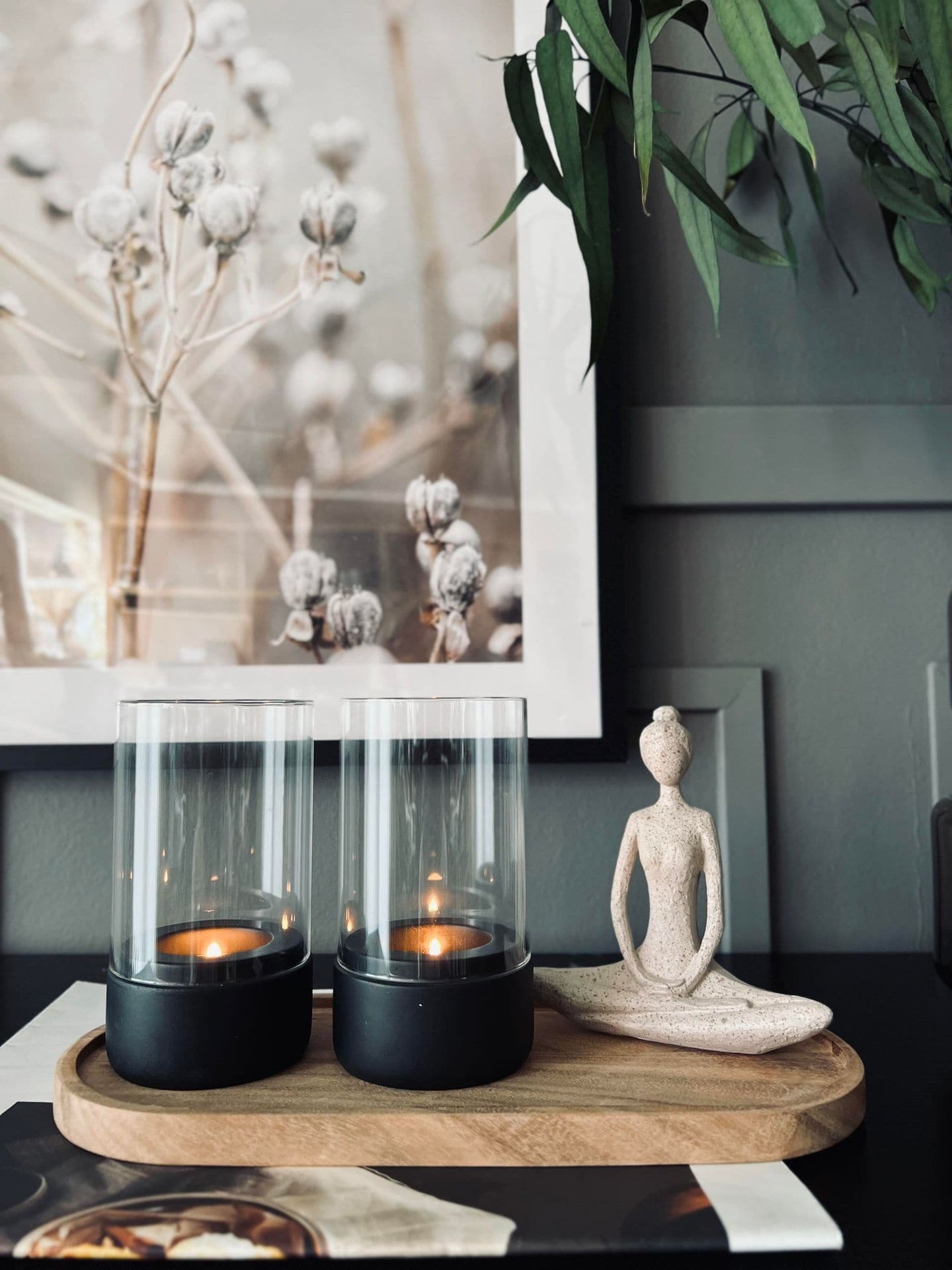 Lanterne Black Sæt med 2 Stk - VIAMAJA.DK