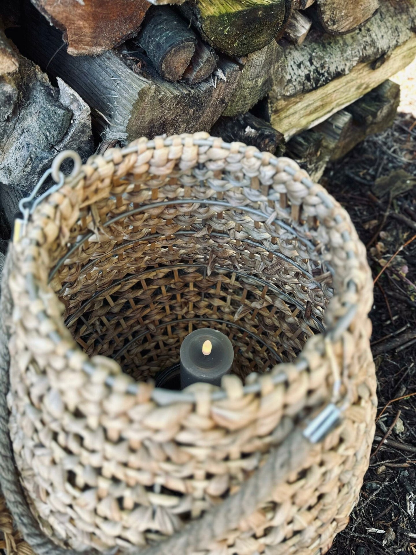 Lanterne i vandhyacint – Large - VIAMAJA.DK