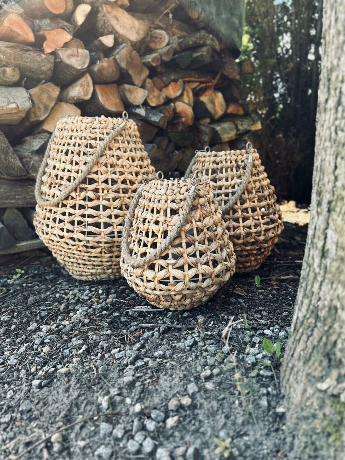 Lanterne i vandhyacint – Mellem - VIAMAJA.DK