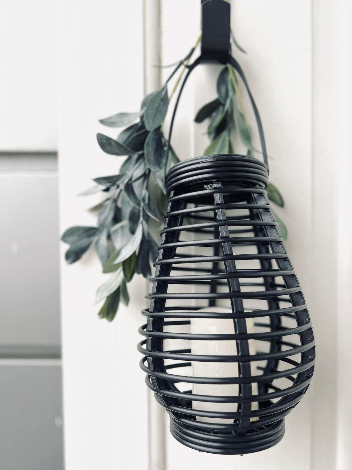 Lanterne med solceller - BLACK VIXA - VIAMAJA.DK