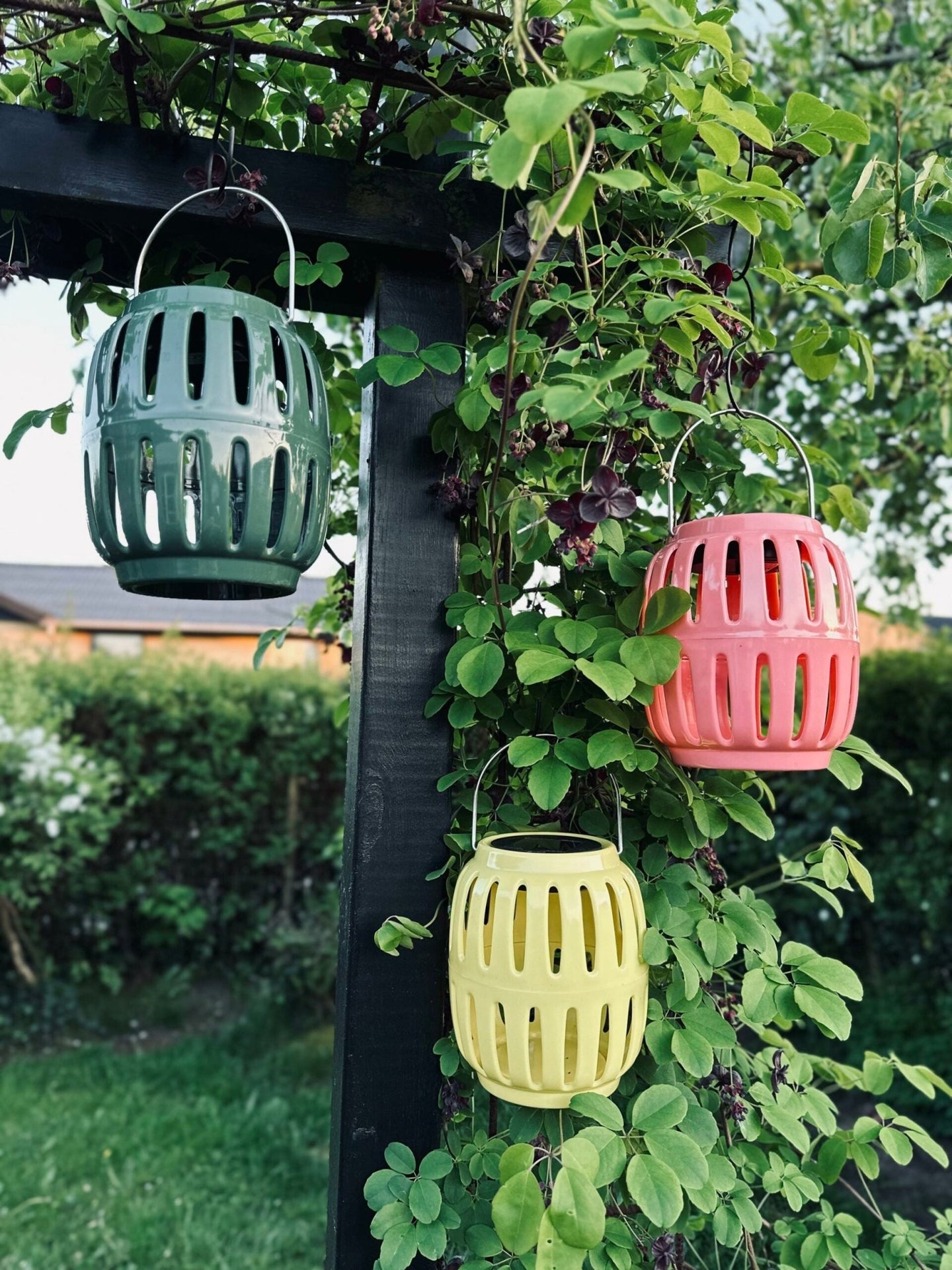 Lanterne med solceller - Green summer - VIAMAJA.DK