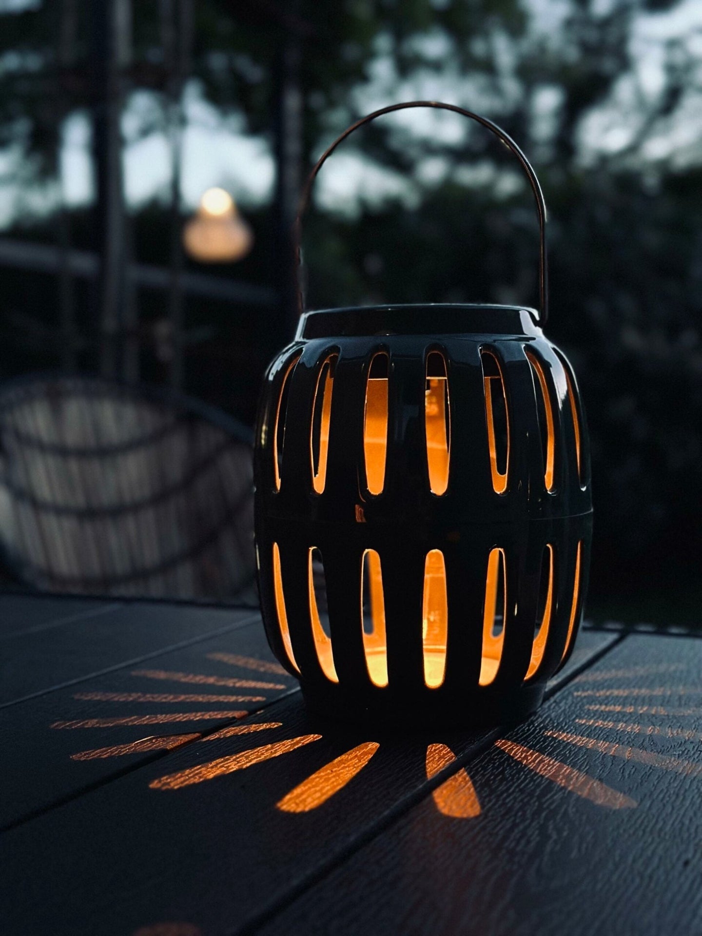 Lanterne med solceller - Green summer - VIAMAJA.DK