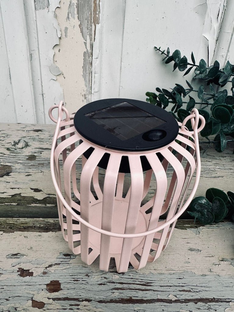 Lanterne med solceller – Rose metal - VIAMAJA