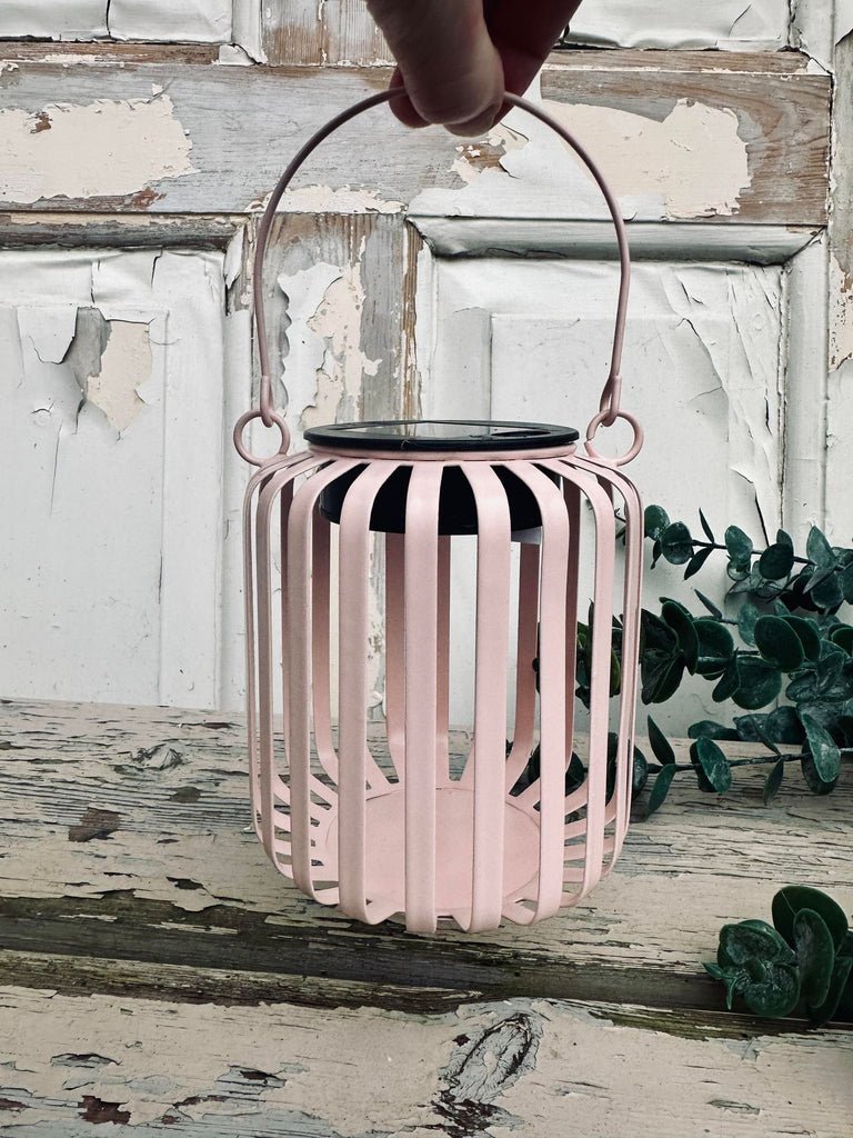 Lanterne med solceller – Rose metal - VIAMAJA