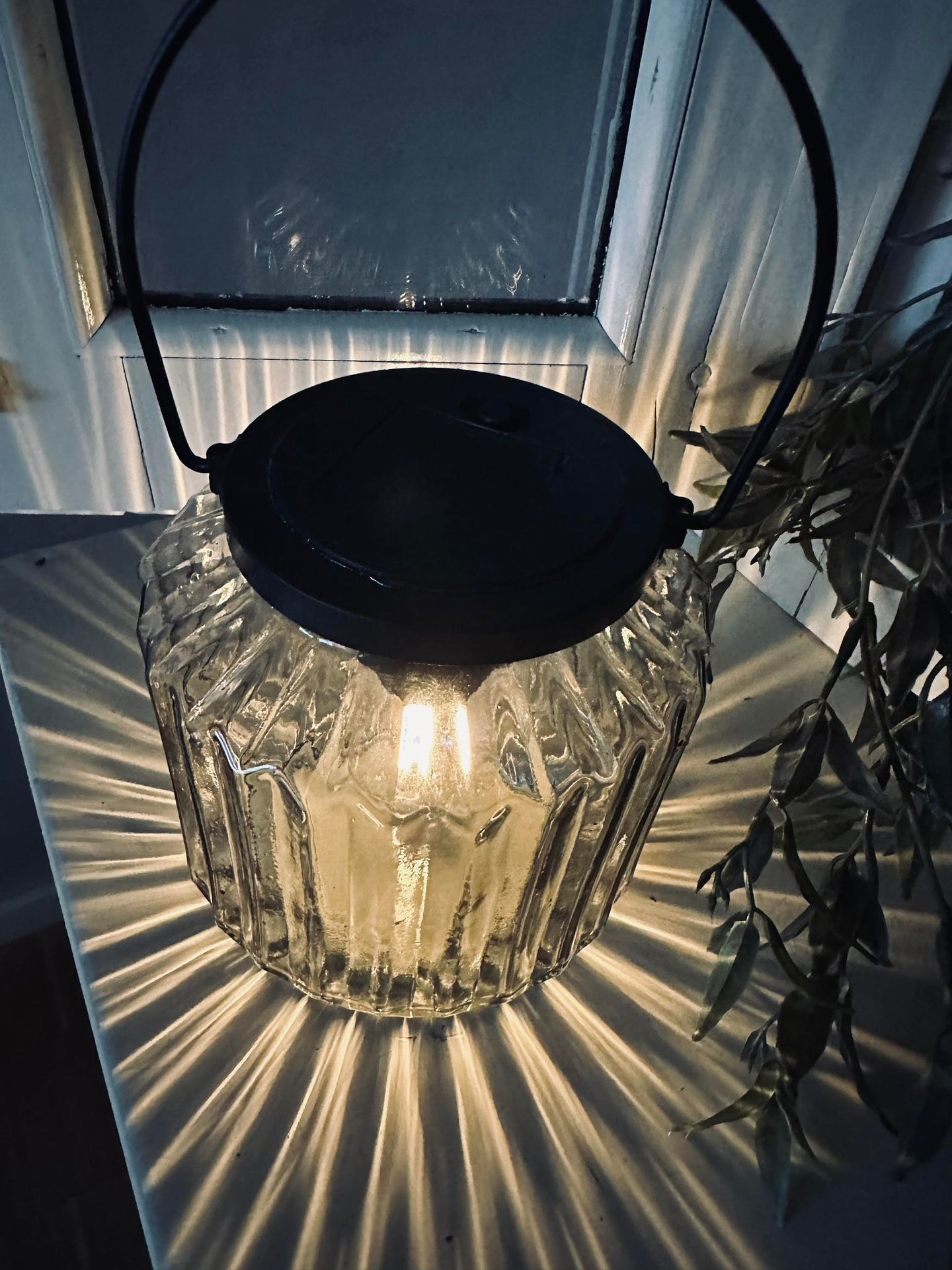 Lanterne med solceller – Wilma Grå - VIAMAJA.DK