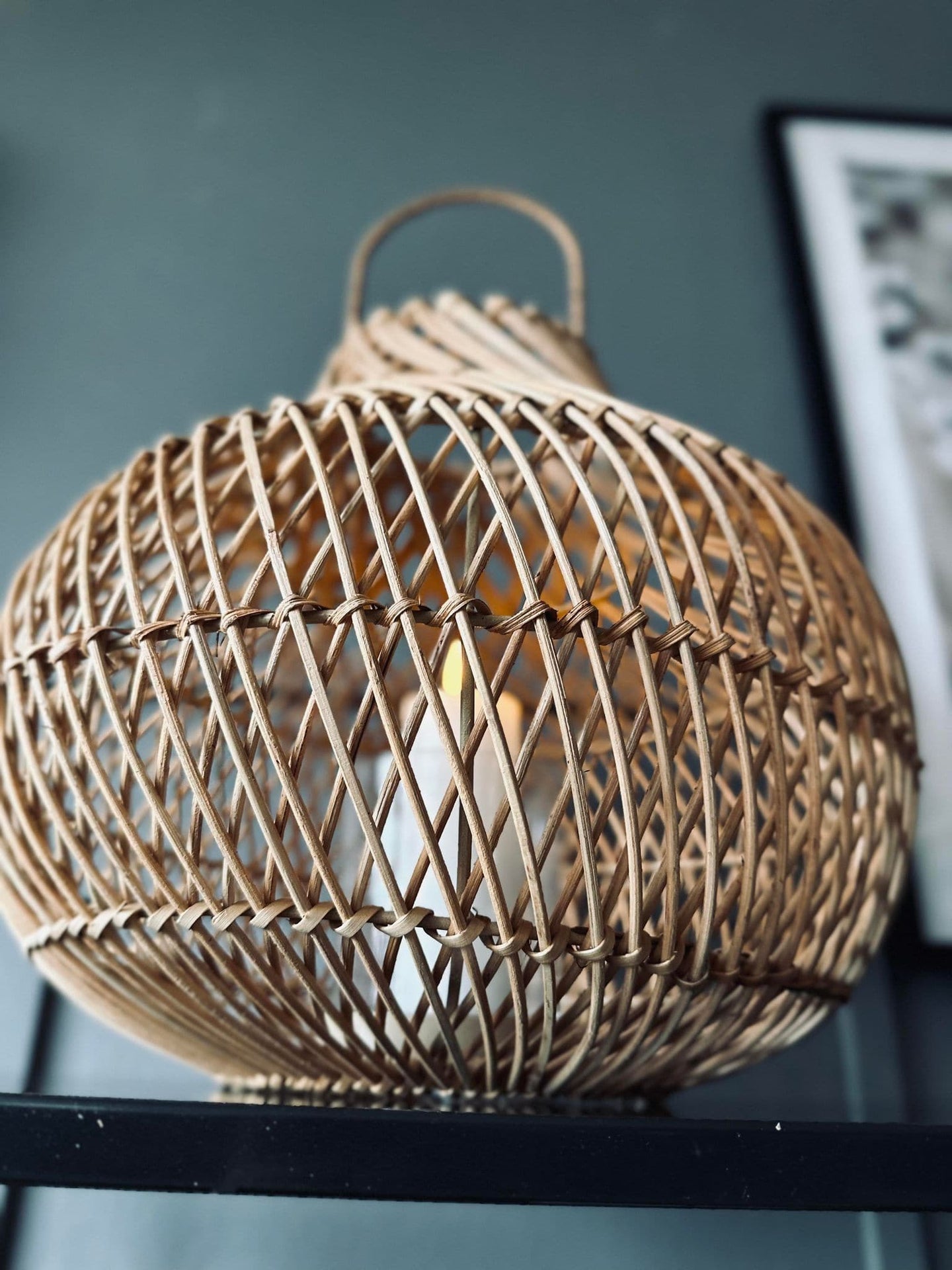 Lanterne Nature - H 30cm Håndlavet - VIAMAJA.DK