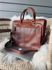 Laptop / arbetsväska Maisy Deep Cognac