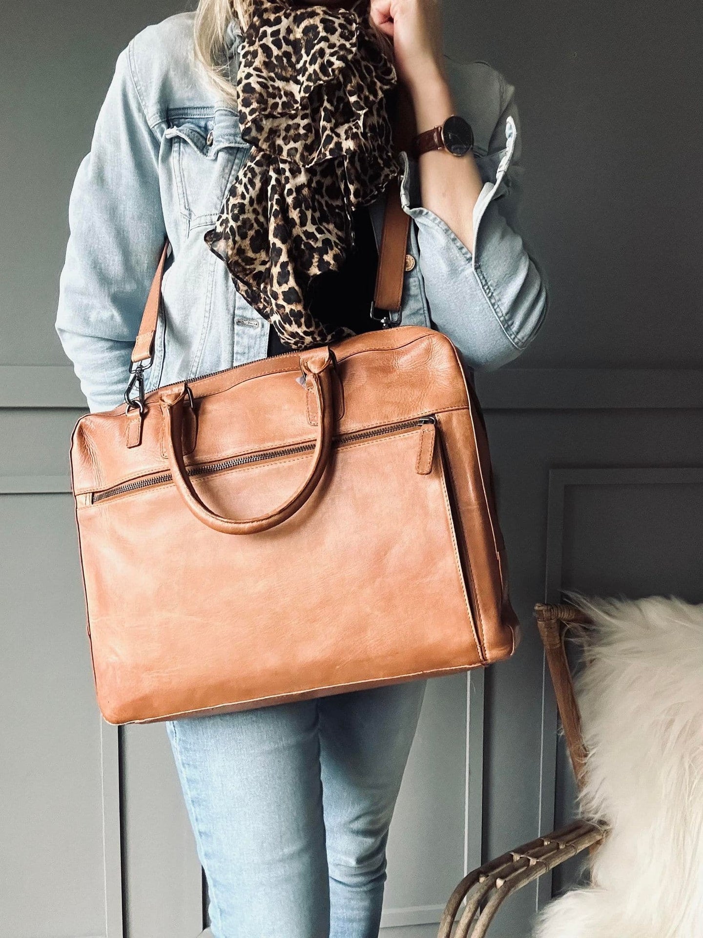 Laptop Cognac London - VIAMAJA.DK