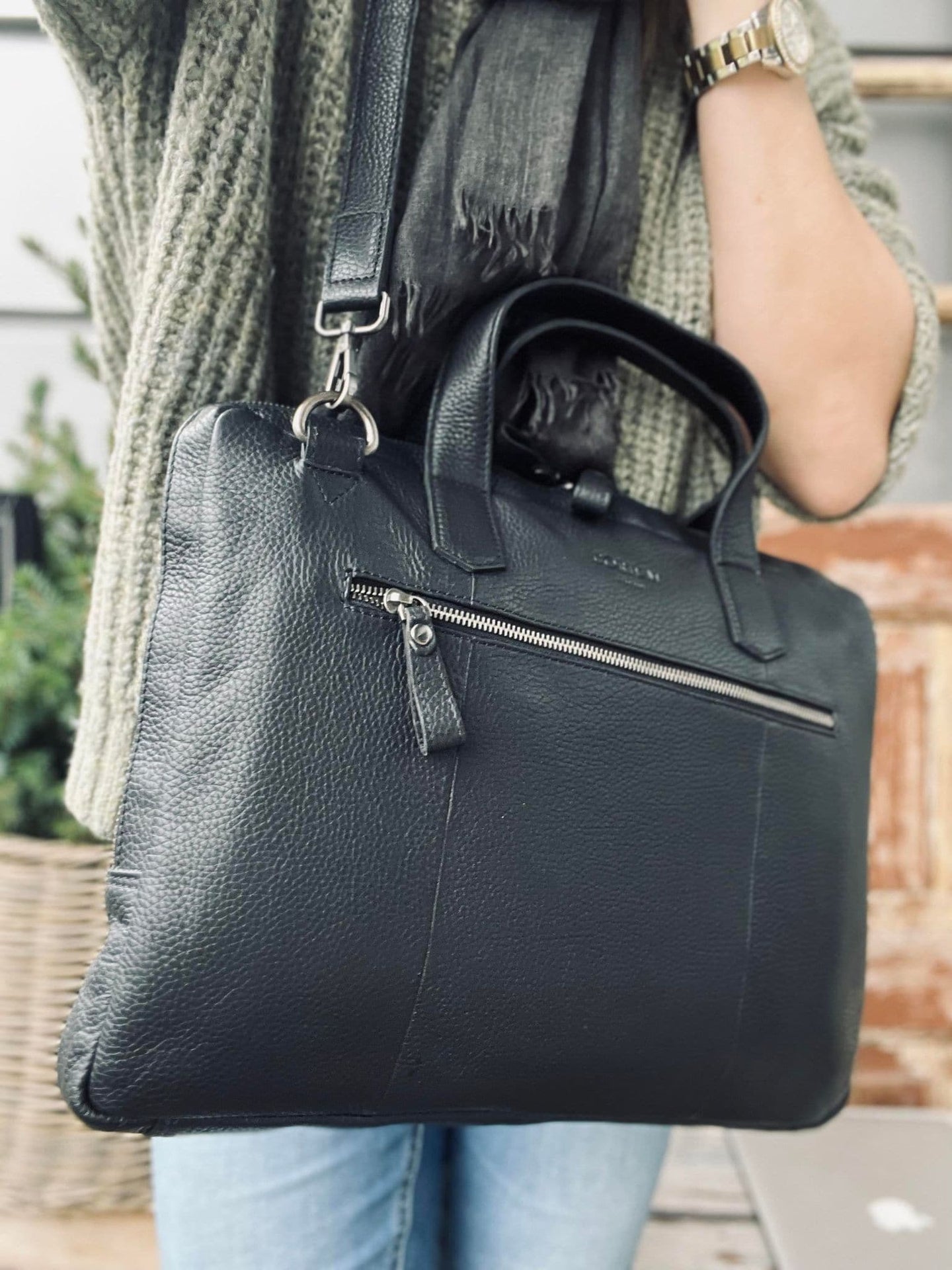 Laptoptaske - LUND Black - VIAMAJA.DK