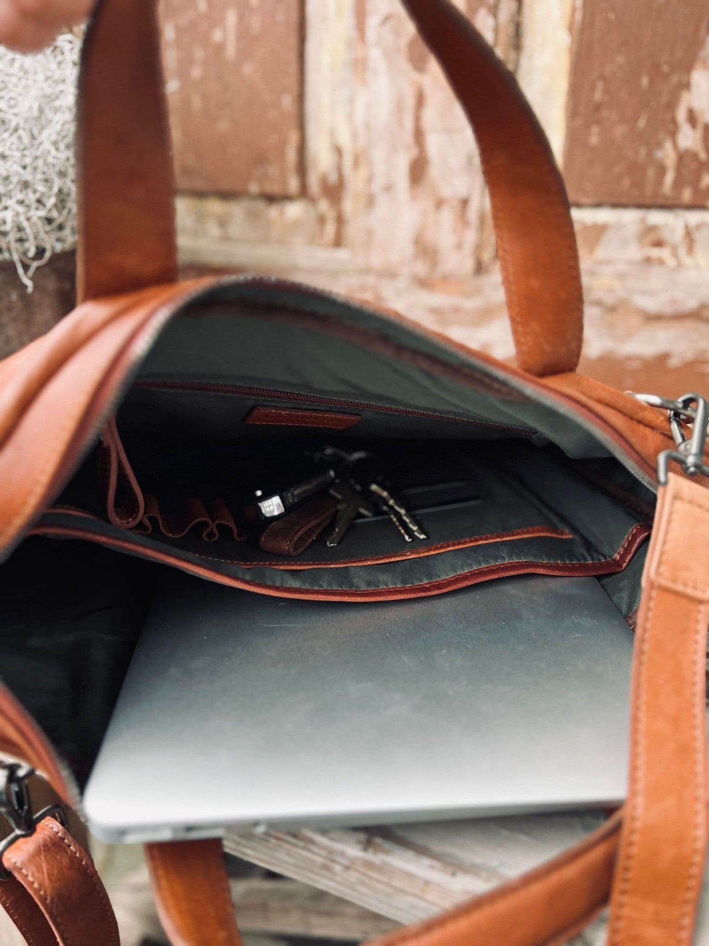 Laptoptaske - LUND Cognac - VIAMAJA.DK