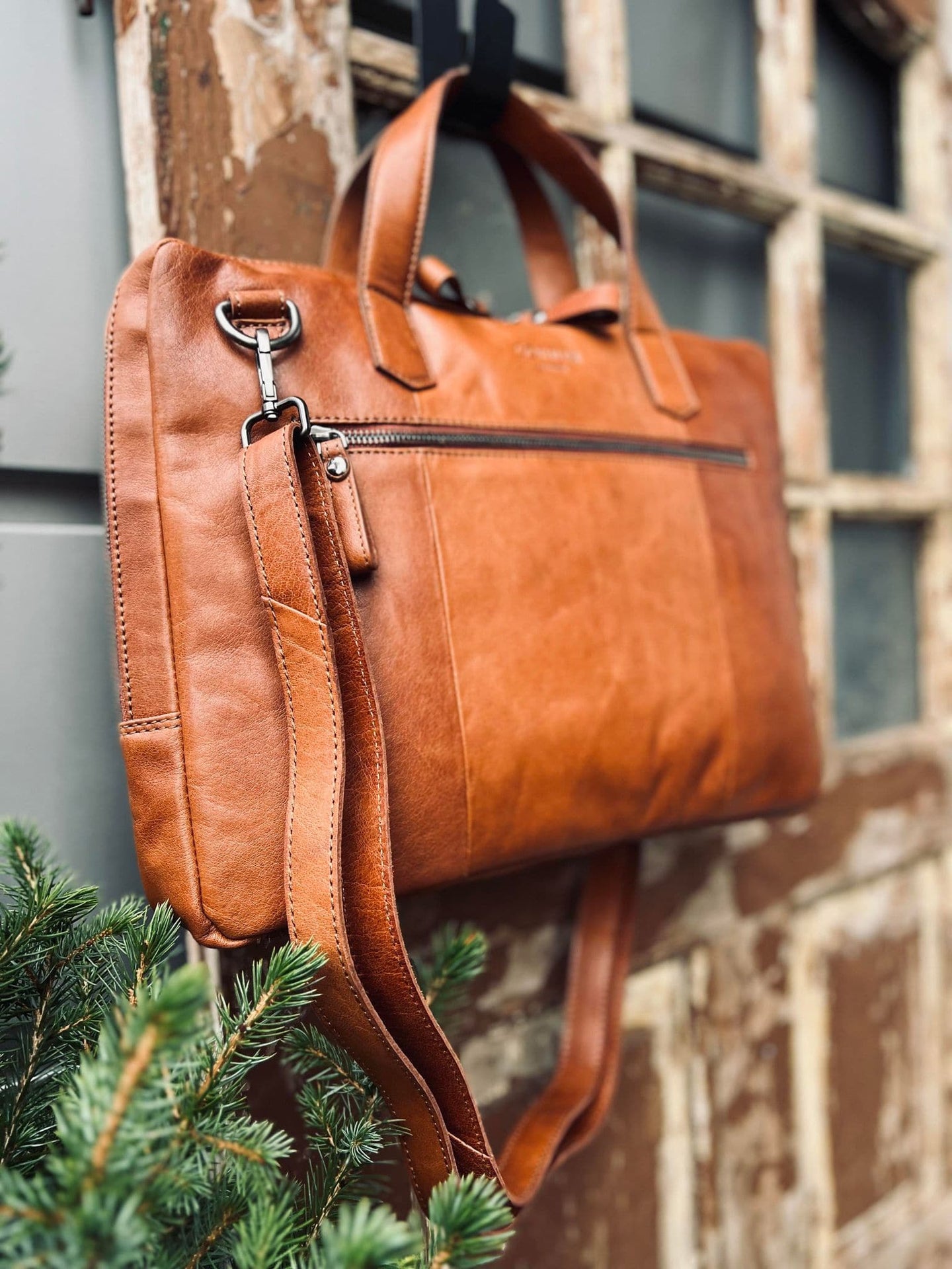 Laptoptaske - LUND Cognac - VIAMAJA.DK