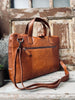 Laptopväska - LUND Cognac