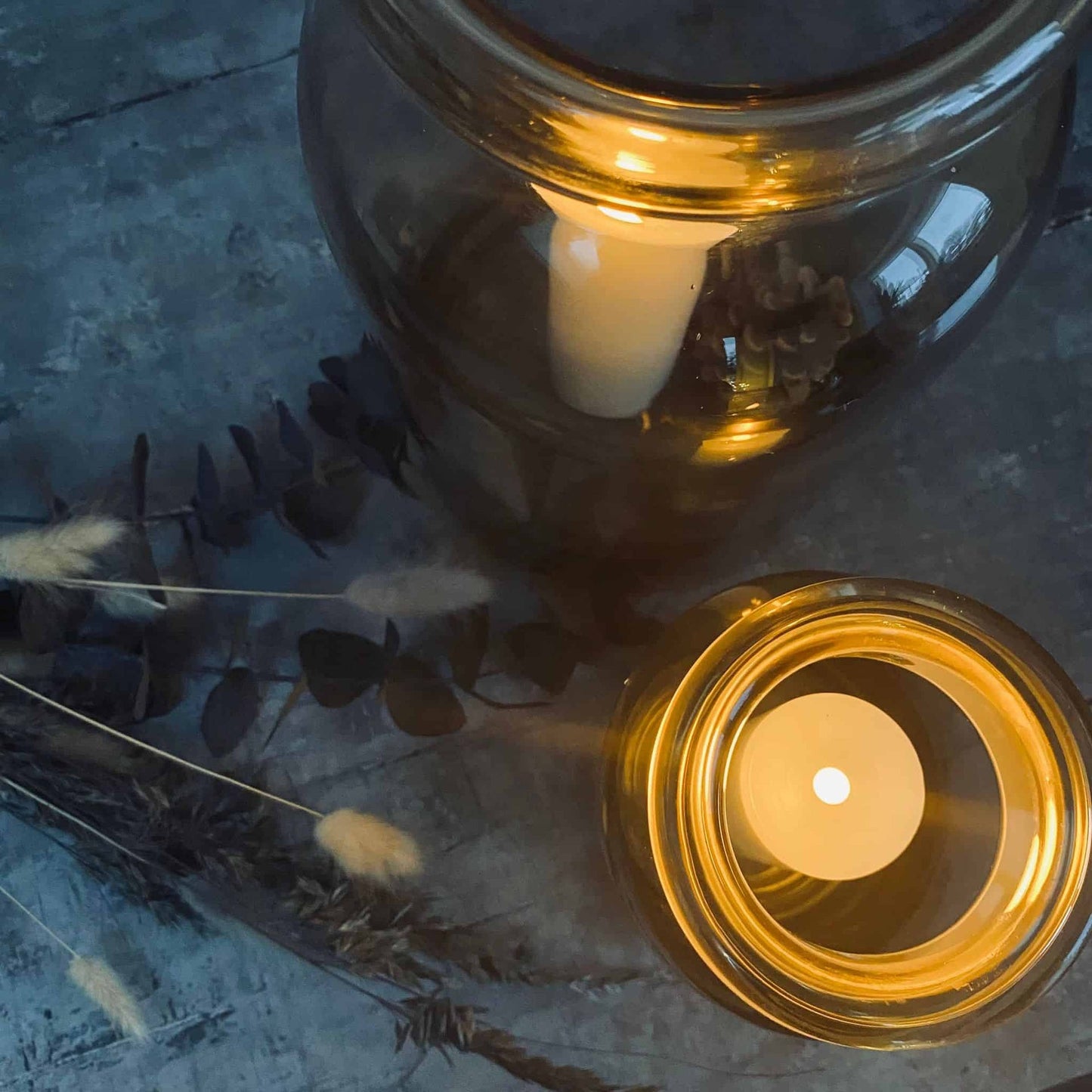 LED Bloklys Hvid 3 stk Inkl. fjernbetjening - Flad top - VIAMAJA.DK