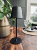 LED-bordslampa uppladdningsbar – Svart