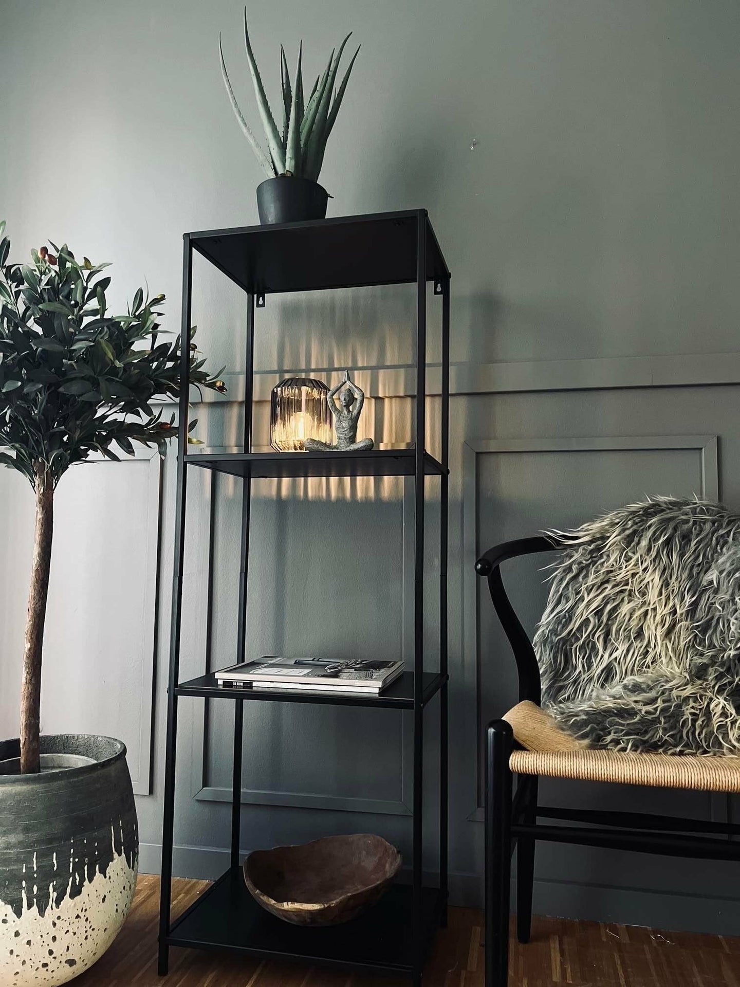 LED Lampe i røgfarvet glas - 2. Sortering - VIAMAJA.DK