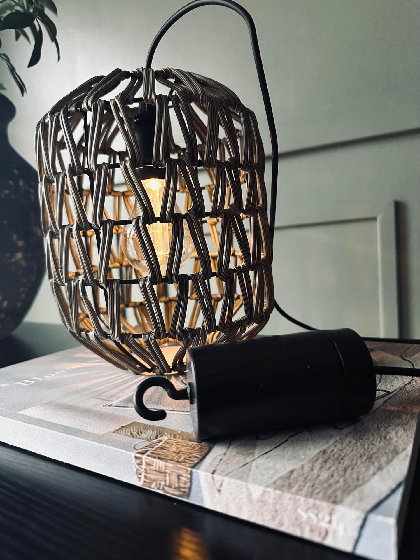 LED-lampa med batterier, timerfunktion – godkänd för inomhus/utomhus - VIAMAJA.DK