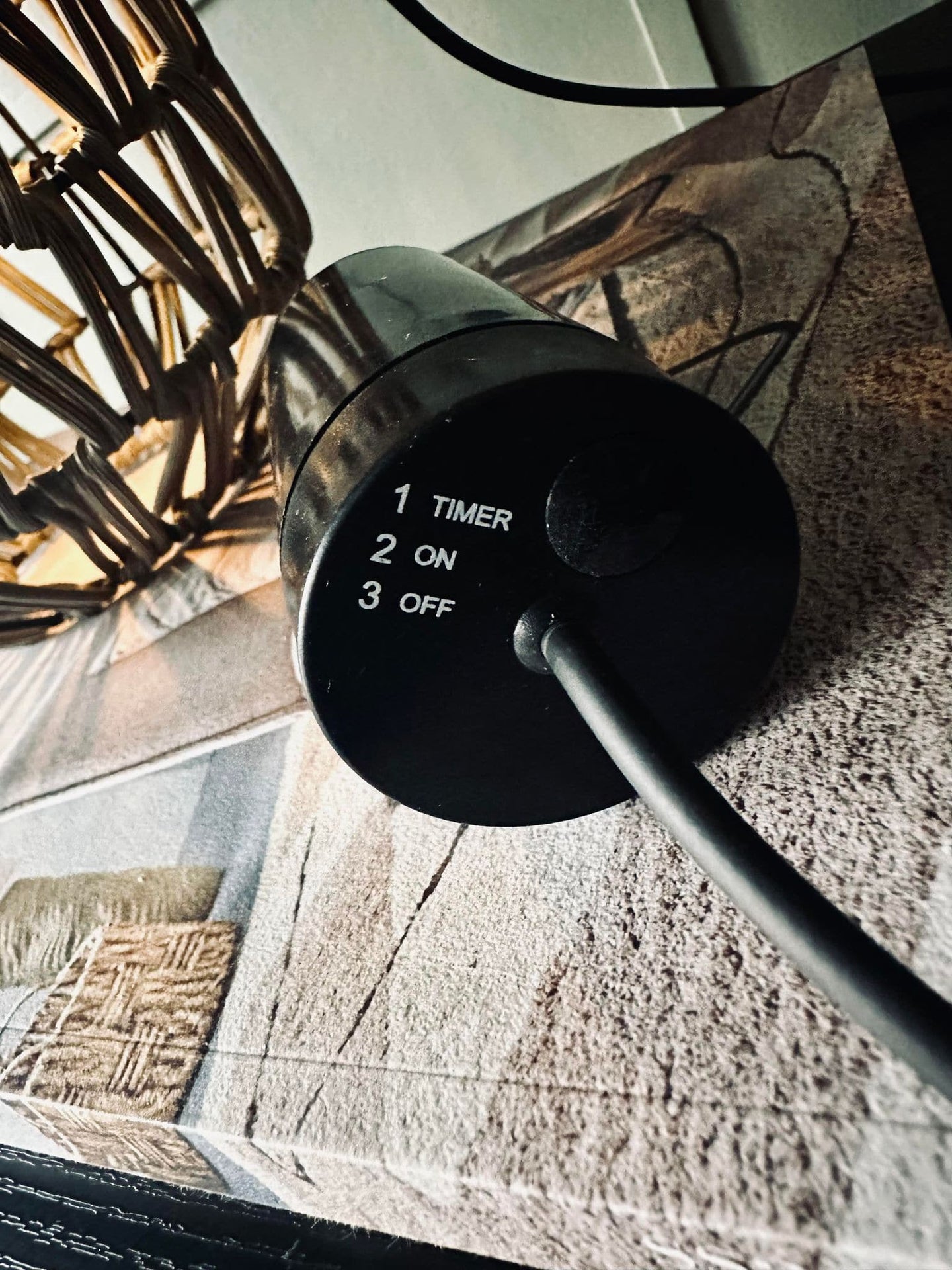LED-lampa med batterier, timerfunktion – godkänd för inomhus/utomhus - VIAMAJA.DK