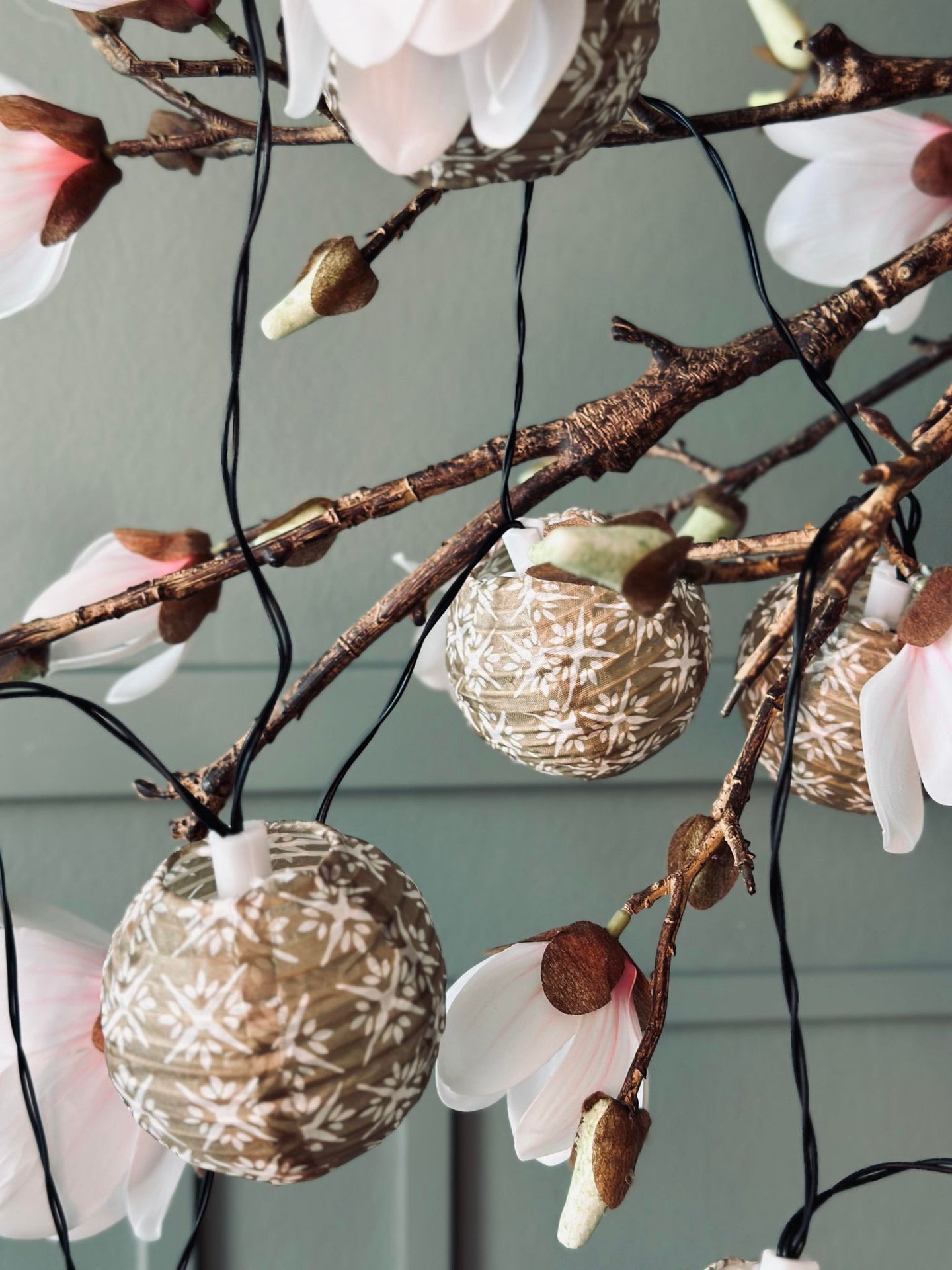 LED Lyskæde med solceller - Summer golden - VIAMAJA.DK