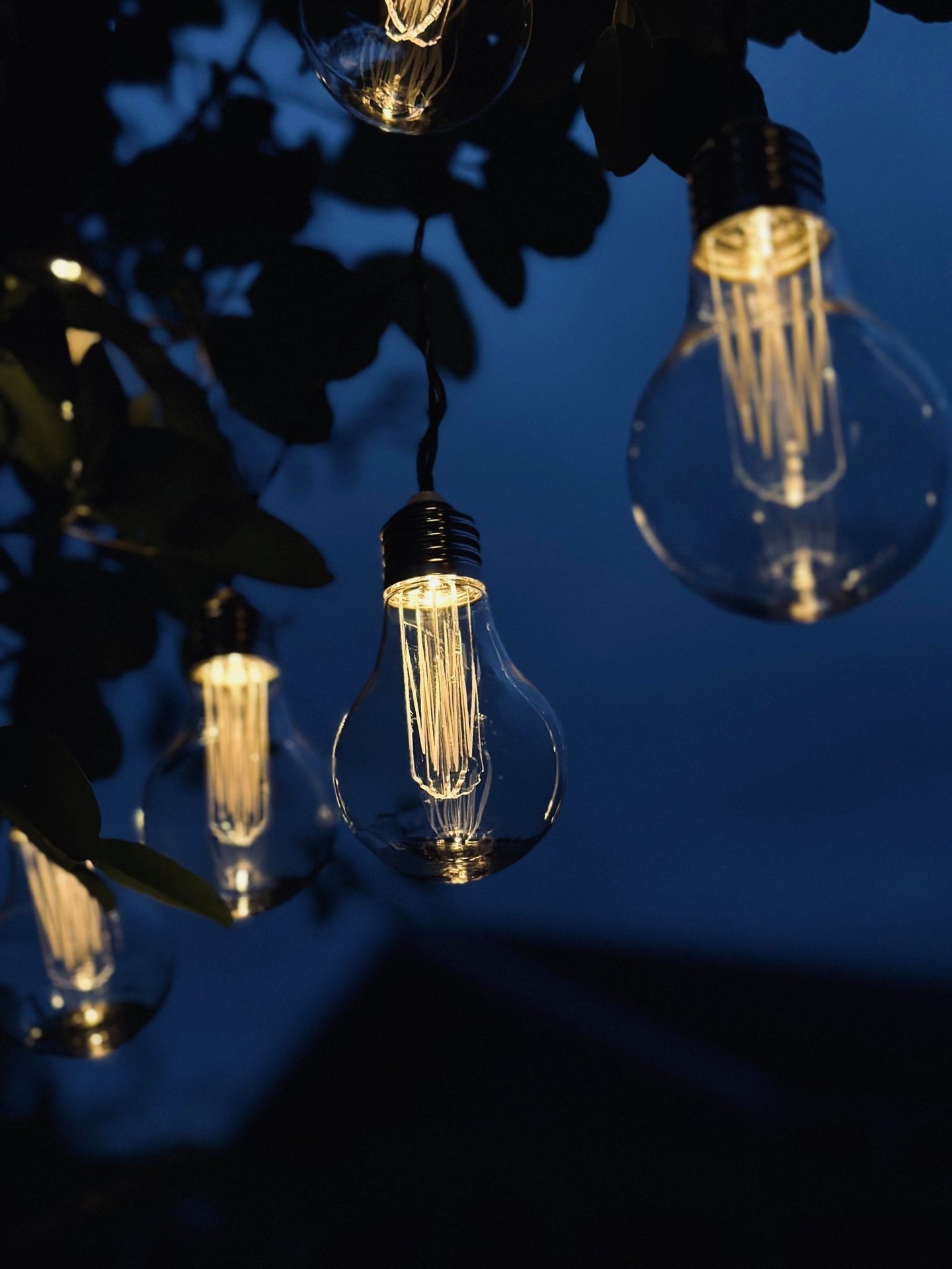 LED Lyskæde med solceller - Udendørs med 10 pære - VIAMAJA.DK