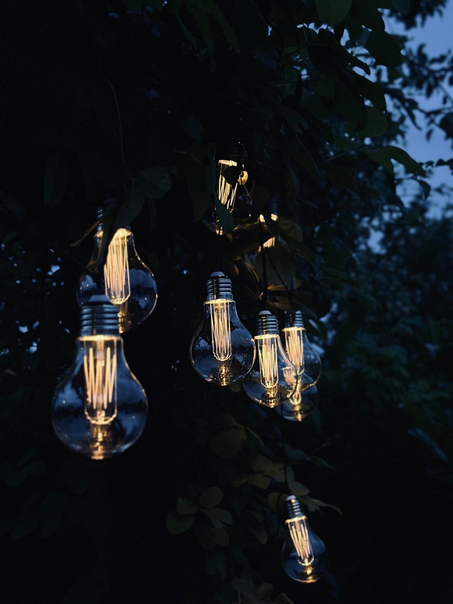 LED Lyskæde med solceller - Udendørs med 10 pære - VIAMAJA.DK