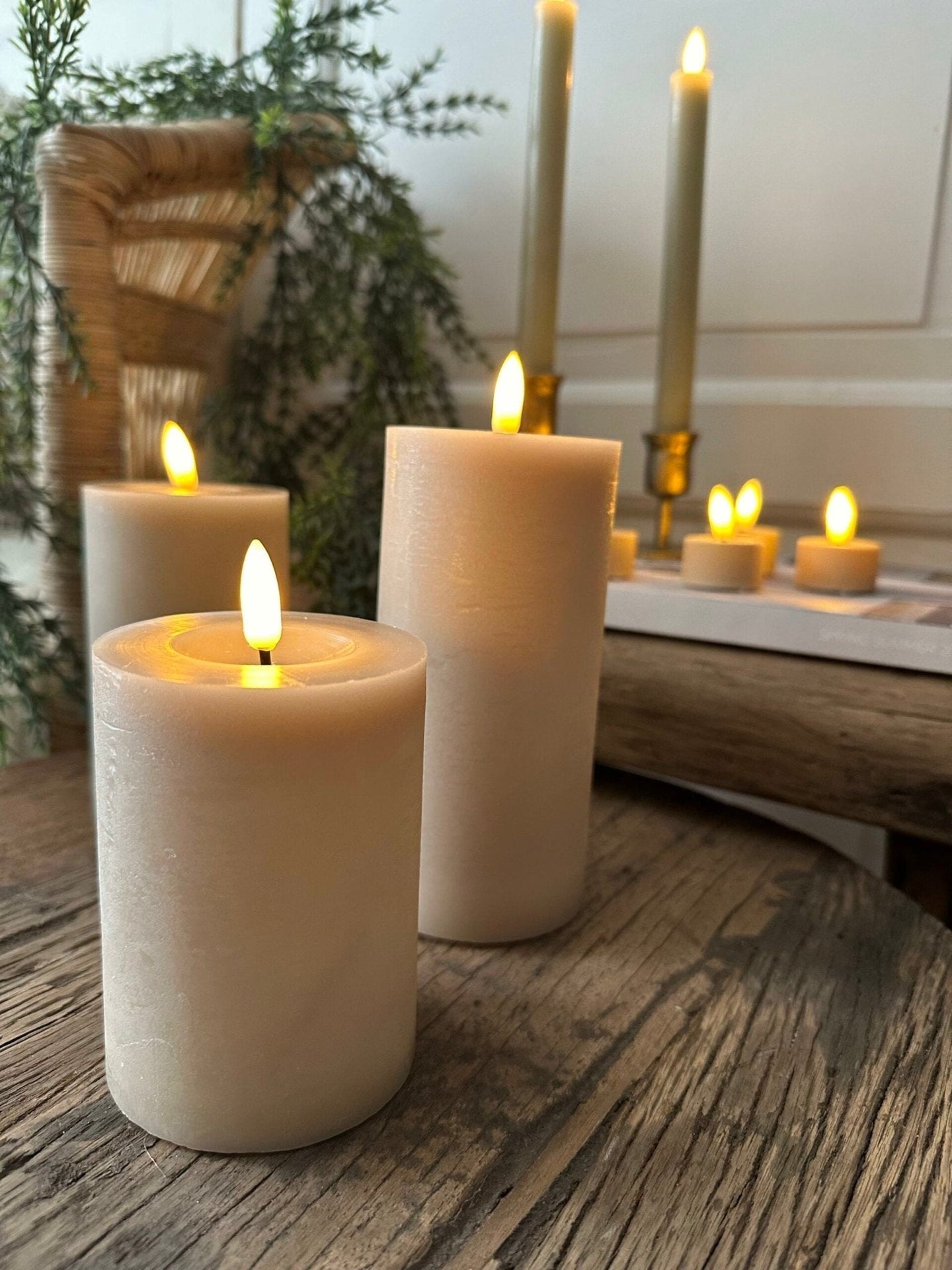 LED Lyspakke med 10 dele – Sand - VIAMAJA.DK