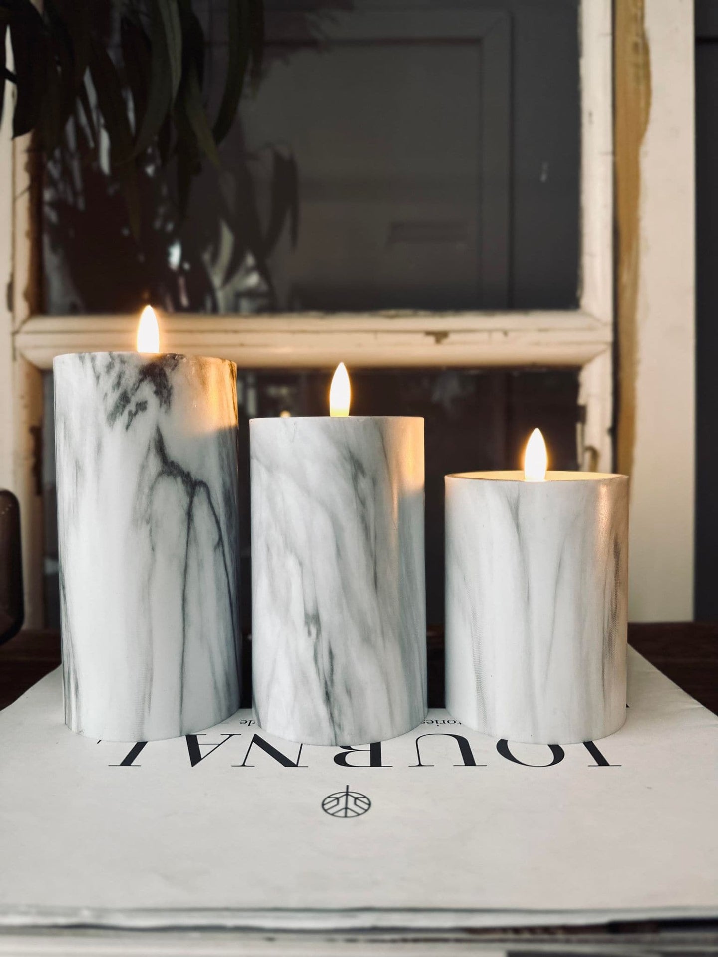 LED marmor Grå 10cm - VIAMAJA.DK