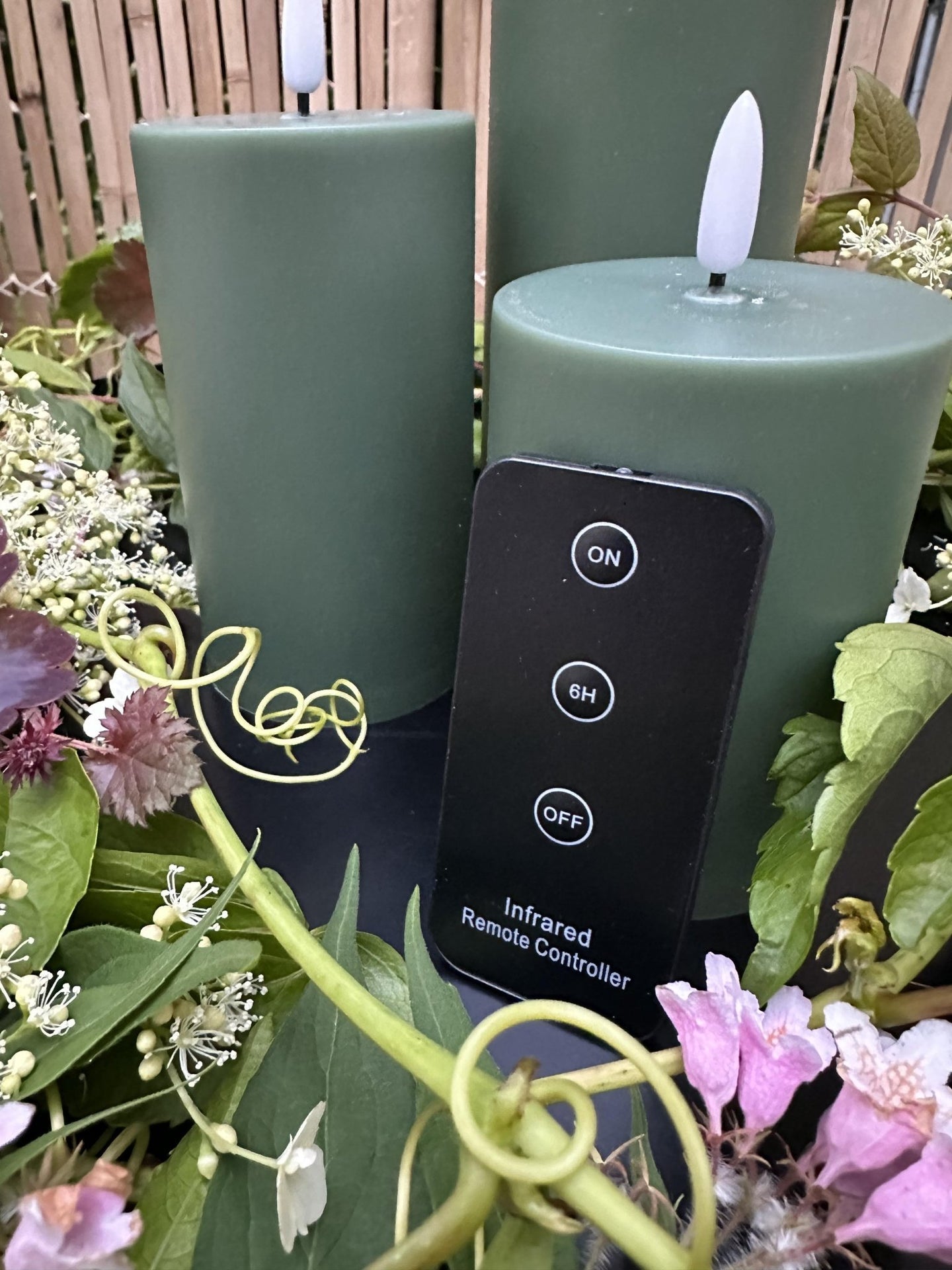 LED Udendørs Bloklys sæt af 3 stk – Grøn - VIAMAJA.DK