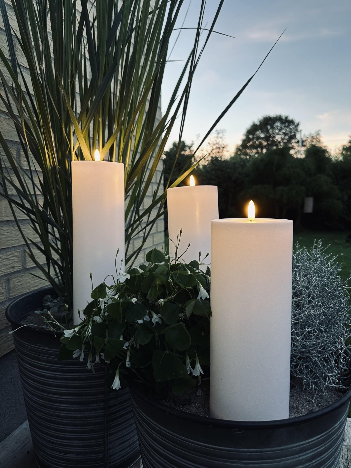 LED Udendørs XL Bloklys 30cm - VIAMAJA.DK