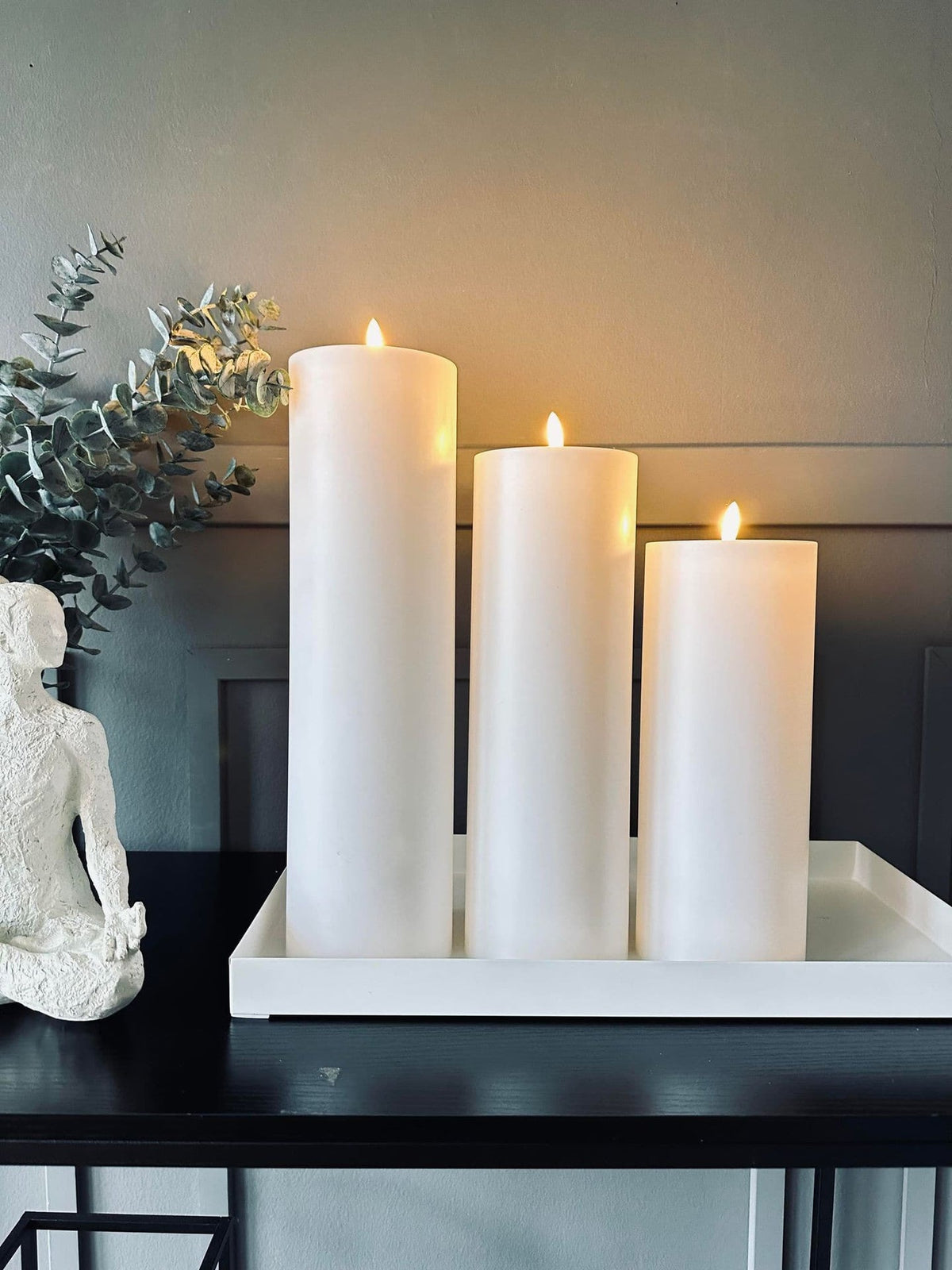 LED Udendørs XL Bloklys 30cm - VIAMAJA.DK