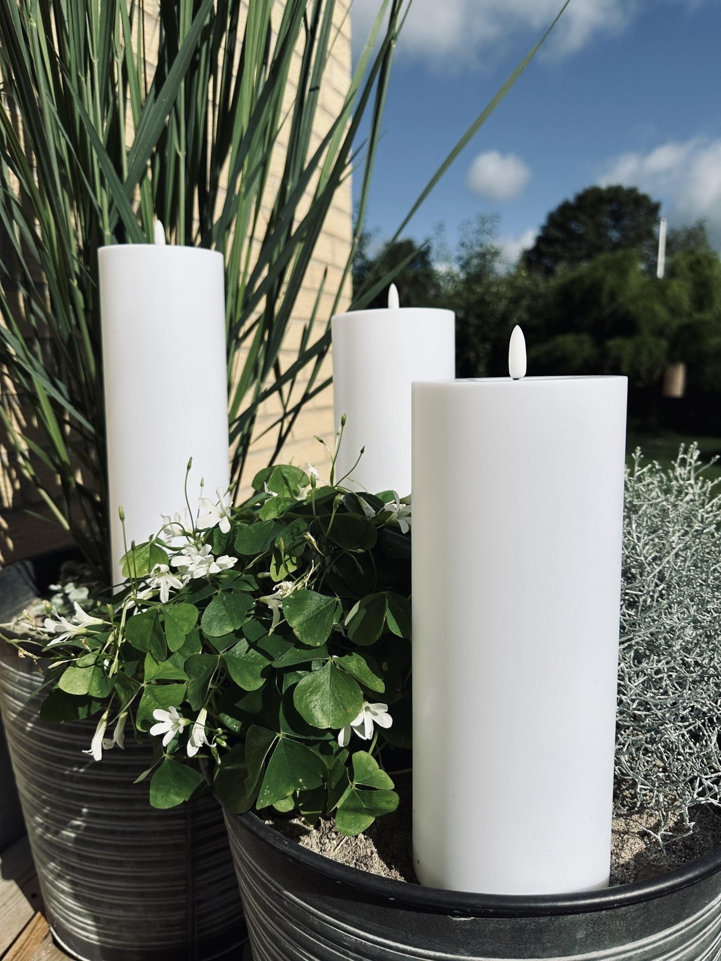 LED Udendørs XL Bloklys 30cm - VIAMAJA.DK