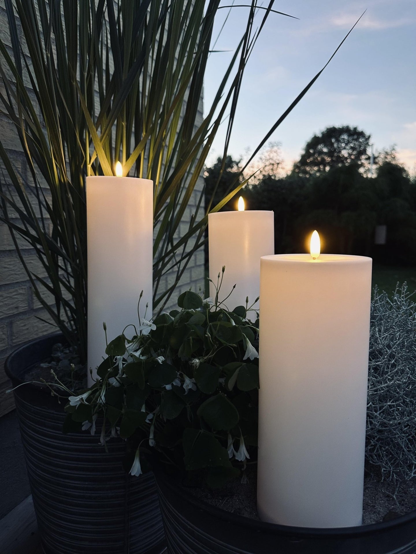 LED Udendørs XL Bloklys 35cm - VIAMAJA.DK