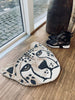 LEOPARD HUVUD I ULL - 50X50