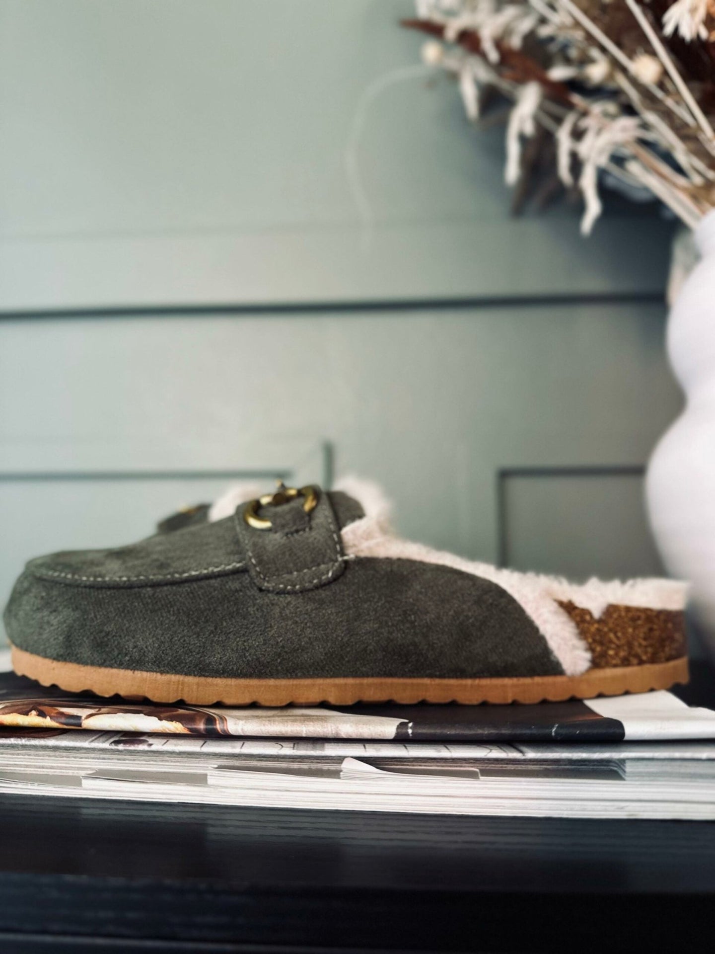 Loafers – Dusty green - VIAMAJA.DK