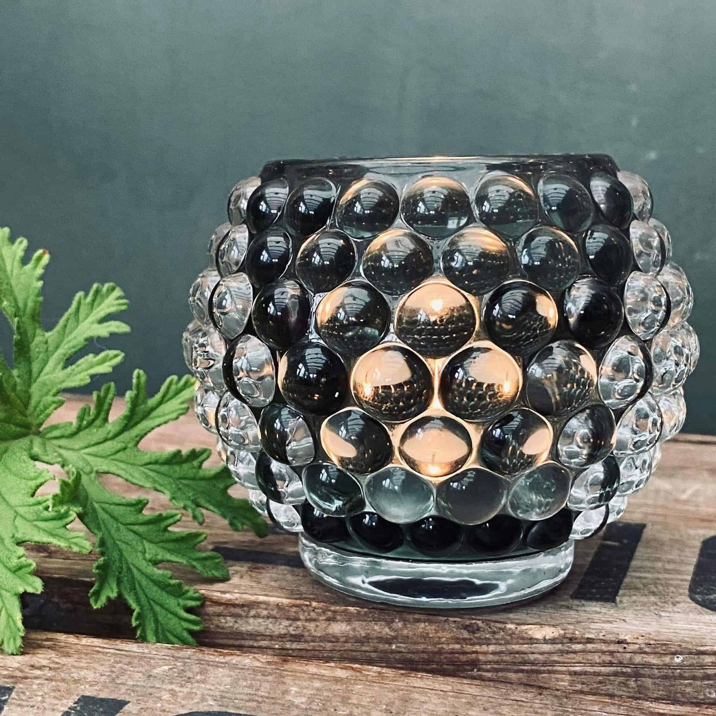 Lotus lysestage – Amber glas - VIAMAJA.DK