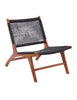 Loungestol svart / teak